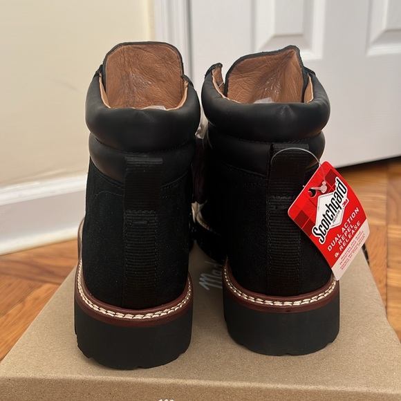 NEW Women’s Madewell Citywalk Lugsole Hiker Boot in Black Suede, US 8 - Picture 3 of 4